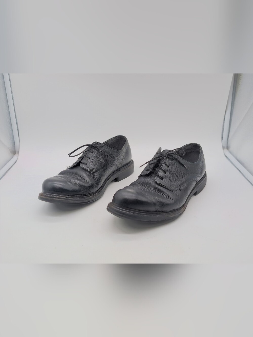 Mephisto Men’s Black Leather Comfort Oxfords – Goodyear Welt – Size 9